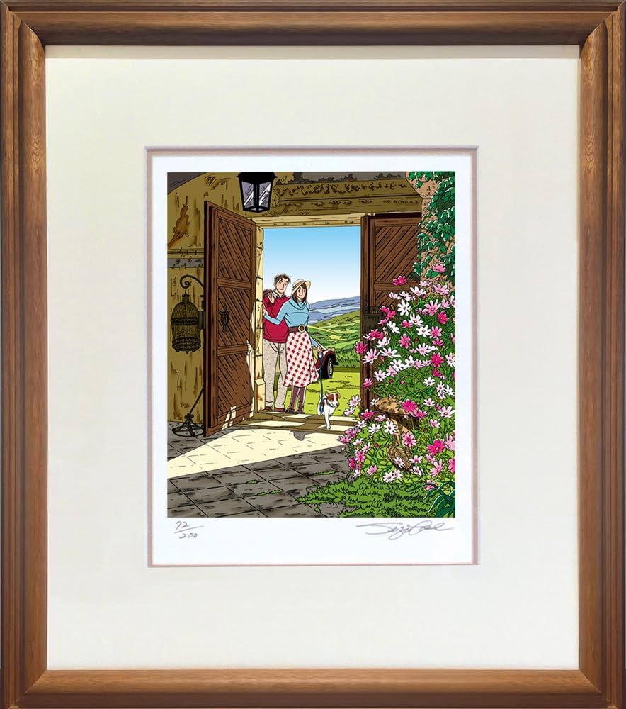 Amazon.co.jp: わたせせいぞう 版画(ジクレー） ｢秋桜のささやき